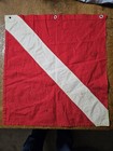 Vintage Signal Flag Alpha   Diver Down Strand All Purpose Cotton 18  X 17 