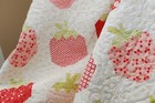 Moda Strawberry Social Fat Quarter Quilt Kit The Pattern Basket