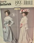Butterick B5970 Victorian Dress Costume Pattern Uncut 