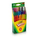 Crayola Twistables Mini Crayon Set  24 Ct  Back To School Supplies  Multi-color