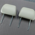 10-12 Subaru Outback Limited Headrests Rear 2nd Row Ivory Leather Head Rests Set