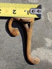 Old Style Double Wall Hooks Cast Iron 3  Home Decor Rustic Farmhouse Rust Each