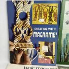 Lot Of 5 Vintage 1970s Macrame Pattern Books Plant Hangers Home Decor And More
