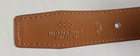 Mens Mio Marino Collection 30  Brown Leather Belt With Single Prong Buckle