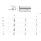 M10  Black Carbon Steel Spring Type Straight Pins Slotted Split Dowel Sellock