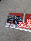 Vintage 1980s Great Swordsman Romstar Arcade Machine Marquee Sign