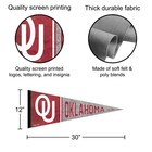 University Of Oklahoma Throwback Vintage Full Size Pennant