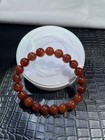 Natural Brazilian Red Rutilated Quartz Bracelet     Mother s Day Gift