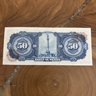 1972 Mexico 50 Pesos Banknote Ignacio De Allende  Crisp Unc Low Serie One Note