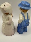  Vintage Country Cuties Salt And Pepper Shakers     Boy And Girl     Hand Painted 