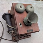 Antique 1953 Japanese Wall-mounted Telephone Made By Sendai Machinery Factory