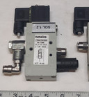 Lot Of  2  Numatics L22ba452bg00061  1 4  Nptf  24 Vdc  Solenoid Valve s