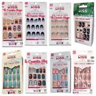 Kiss The Collection Medium Length Glue-on Nails Many To Choose From All New 