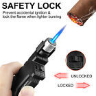 2 Pack Refillable Butane Torch Lighter With 360  flexible Neck Kitchen Lighters