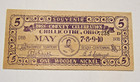 5 Big Vintage 1938 Ross County Chillicothe Ohio Wooden Nickel Sesqui-centennial