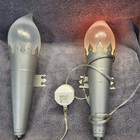 2 Ikea Minnen Fackla Wall Torch Medieval Castle Light Lamps Flickering Kids Room