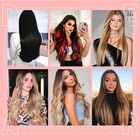 Extra Long 30  Clip In 100  Real Natural As Human Hair Extensions Full Head Long