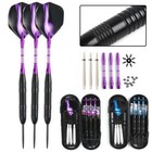 23g Professional Tungsten Darts Set  Steel Tip shaft flight barrel   Carry Case