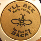 Vintage Huntington Beach  Ca  Coin Exchange Wooden Nickel - Token California