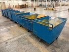 Rolling Waste Scrap Hoppers  Dump Hoppers  Steel  1 Yard