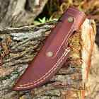Custom Handmade 4 25    Fixed Blade Cow Leather Sheath   Holster   Vertical Knife