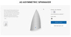 North Sails A3 Spinnaker Asymmetrical Gennaker Code 75 - Like New   33x19 
