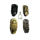 Lockable Box Latch Nickel Finish Small Trunk Drawbolt - Chest  Vintage Style