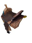 Western Premium Leather Barrel Racing Trail Horse Saddle With Tack Set 15  