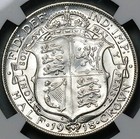 1918 Ngc Ms 63 1 2 Crown George V Great Britain Sterling Silver Coin  23061903d 