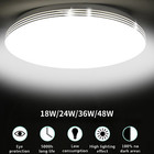 Led Ceiling Down Light Ultra Thin Flush Mount Kitchen Lamp Home Fixture 6000 K