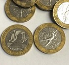 France 10 Francs Winged Liberty Bi-metal Pre-euro Coin  1988-1992 Type  Km 964 1
