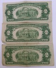 Set Of 3 Red Seal  2  Series 1953 A U s  Currency