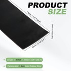 Neoprene Rubber Strips 2-1 2  X 1 16  X 3 3ft Adhesive Solid Rubber Sheet