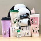 Adorable Snoopy Cup Mug And Tumbler Bag Set From Starbucks China Brand New