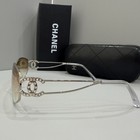 Chanel Ch4073-b Silver Integrated Frame Yellow Lenses Sunglasses 138-1-140