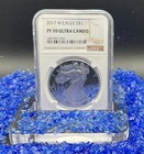 Proof 2017 W  1 Silver Eagle Ngc Pf70uc Modern Brown Label Spotless Mint