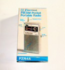 New Vintage Rare Emerson Am fm Transistor Radio Model P3744a     A4
