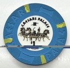Caesars Palace  1 Casino Chip Las Vegas Nevada House Mold Chariot 2013