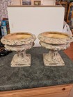 Gifts From Earth Vintage Weathered Stone Urns By Joann s  Made In 1999