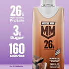 Muscle Milk 26g High Protein Shake  Chocolate  Ultra- Filtered Milk 11 Fl Oz  4 