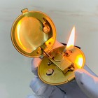 Re Engraved 1935 Powder Box Automatic Lighter - Copper Panel