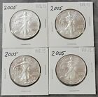 2005 American Silver Eagle Bu 1 Oz Coin Us  1 Dollar Mint Brilliant Uncirculated