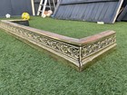 Antique Vintage Brass Fireplace Fire Fender Fire Surround Fire Guard