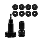 Car Wheel Hub Cleaning Tool Kit  Vehicle Wheel Brake Hub Resurfacing Kit Black