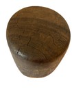 Antique Wooden Hat Block Form 7  Crown Mold Millinery One Piece Block  h11 