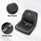 Black Seat For John Deere Lawn Mowers  Excavator Forklift Gators  Skid Steers