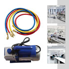 3 Cfm 1 4 Hp Air Vacuum Pump Hvac r134a 410a Kit Ac A c Manifold Gauge Set Tools