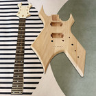 Unfinished Bc Rich Warlock Electric Guitar Diy Kit Bk Part Bolt-on Maple Neck
