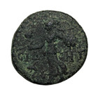 Emperor Nero Bronze Ae18 Pamphylia Side Ancient Roman Provincial Coin 54-68 Ad