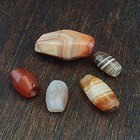 Ancient Natrual Eyes Suliemani   Banded Agate Beads Lot 5